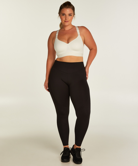 HKMX Sports bra The All Star Level 2, White