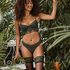 Stay Ups 15 Denier Lace, Green