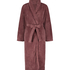 Fleece Bathrobe, Purple