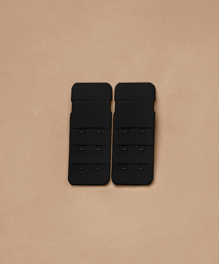 2-Pack Bra Extenders, Black