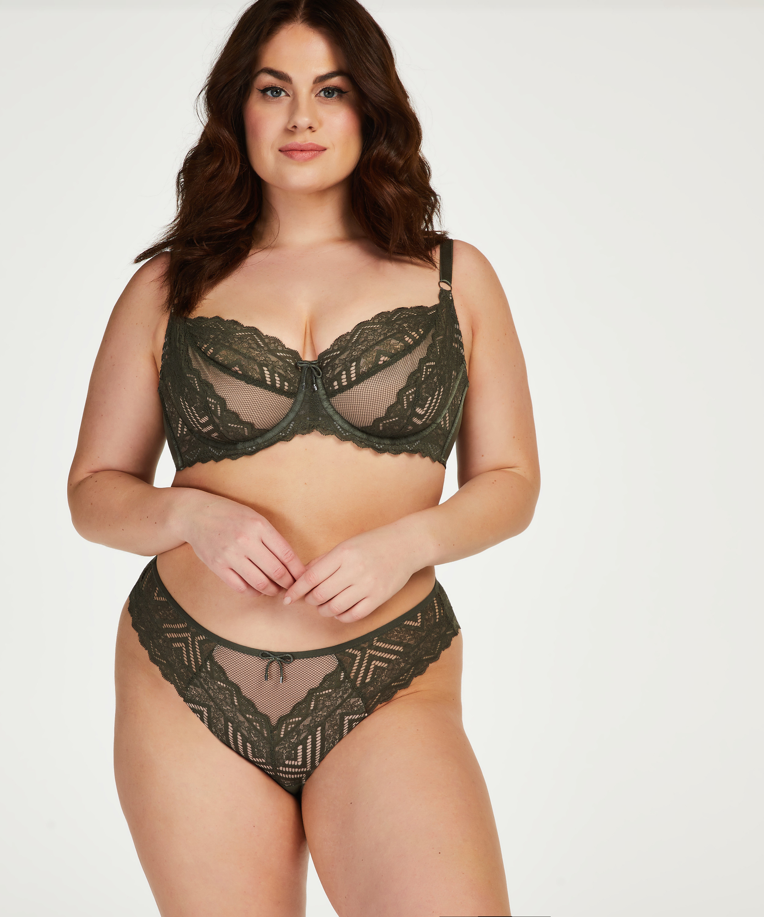 Rabella Brazilian knickers I AM Danielle, Green, main