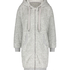 Fleece Bathrobe, Grey