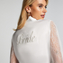 Bride Satin Kimono, White