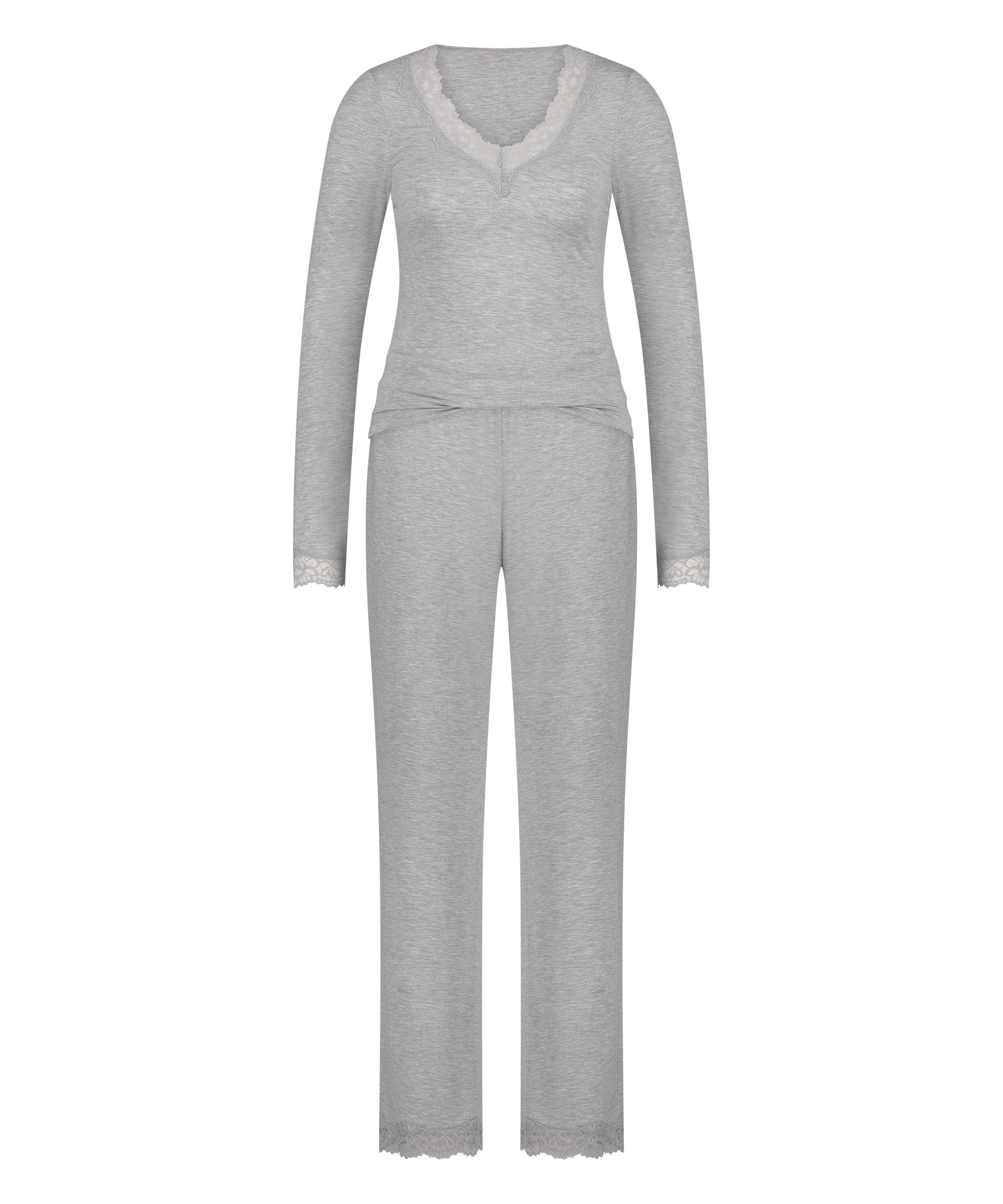 Pajama Set, Grey, main
