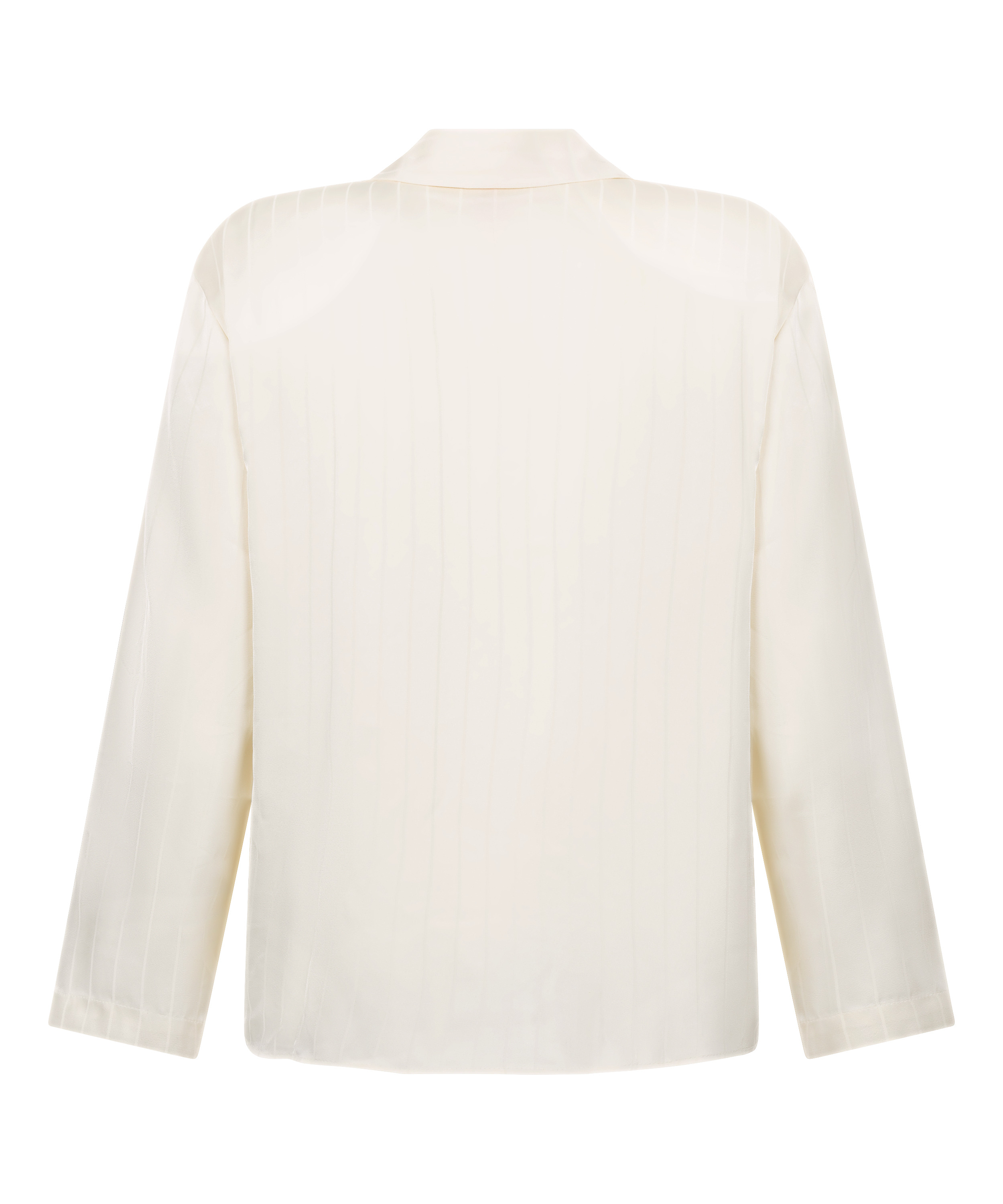 Satin Pinstripe Jacket, White, main