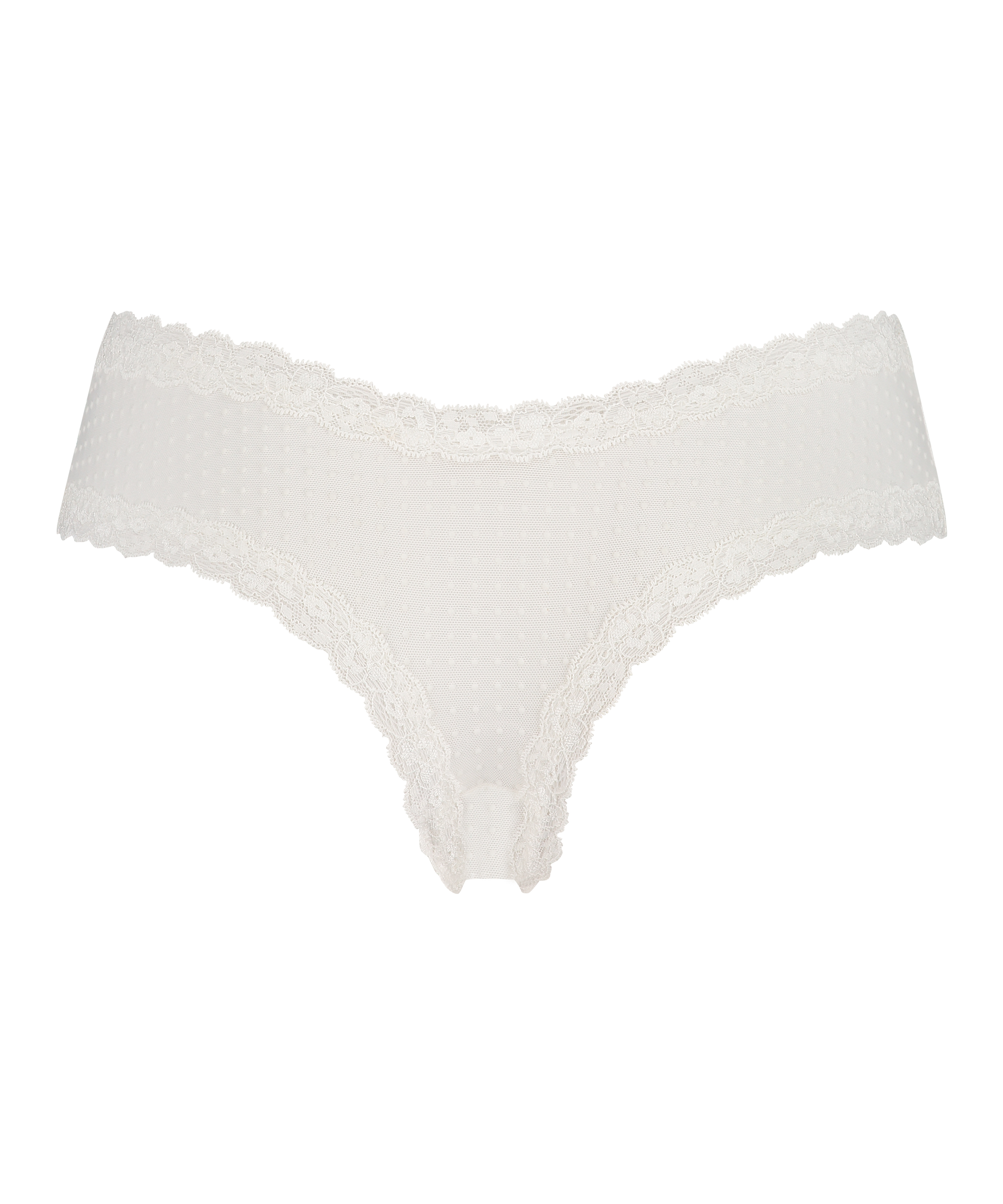 V-shape Mesh Brazilian, White, main
