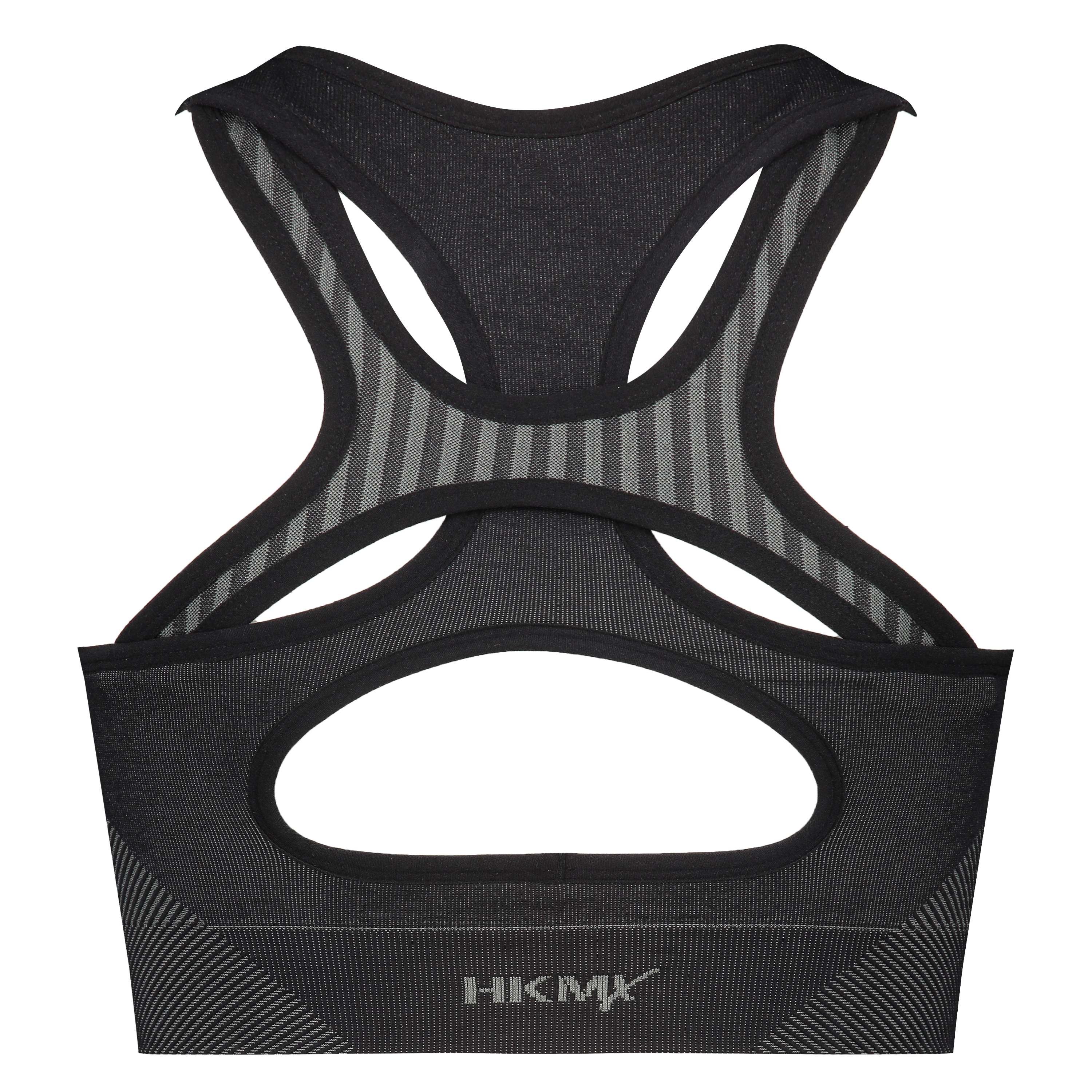 HKMX Sports bra The Motion Level 2, Black, main