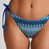 Cali Highleg Bikini Bottom, Blue