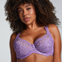 Daisy Non-Padded Underwired Bra, Purple