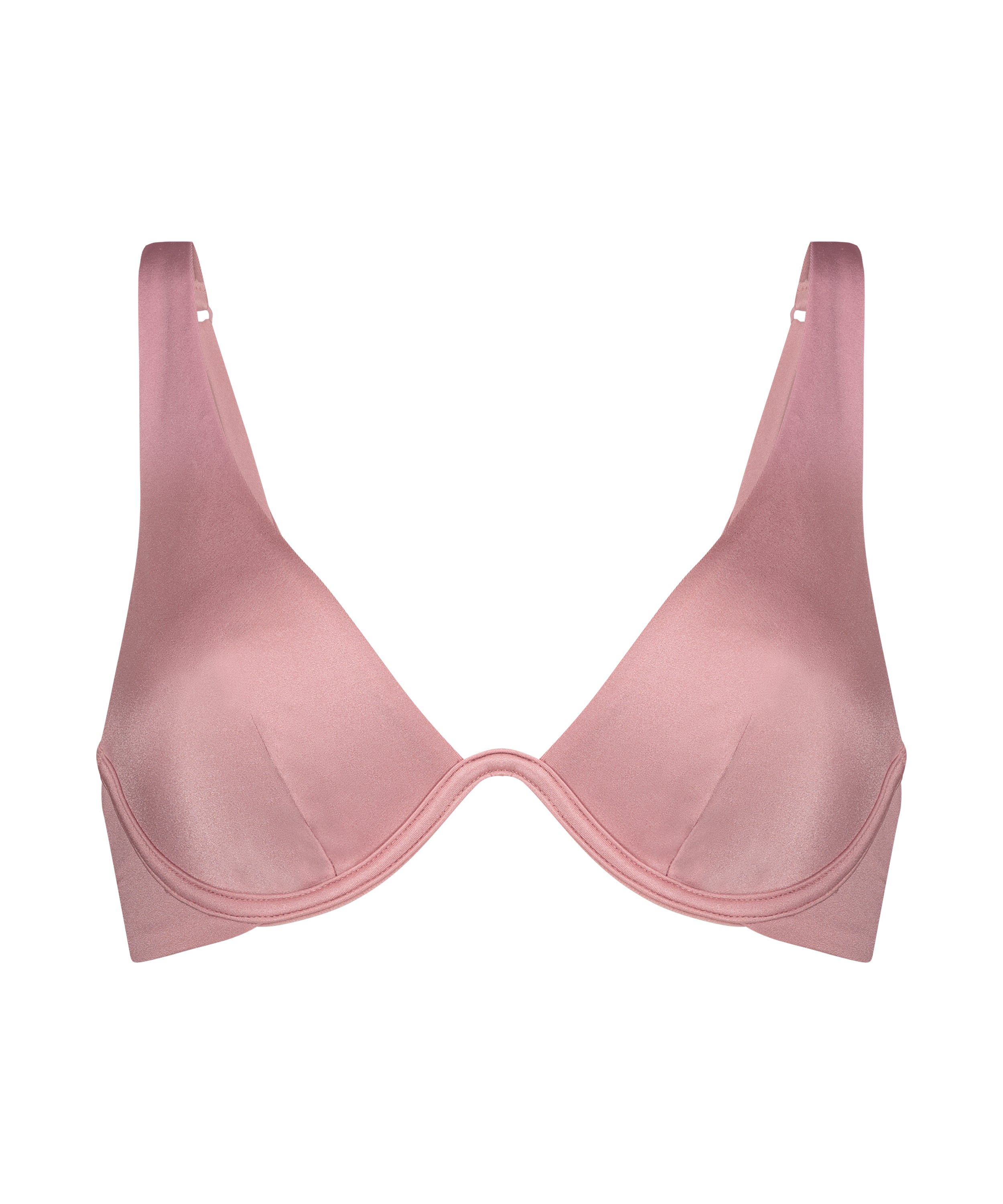 Lais Non-Padded Underwired Bikini Top, Pink, main
