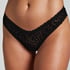 V-shape Mesh Brazilian, Black