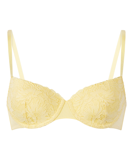 Andi Padded Underwired Bra, Yellow