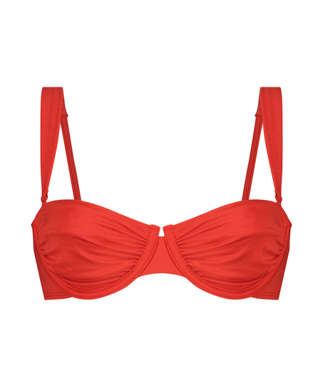Non-padded bikini top BoraBora, Red