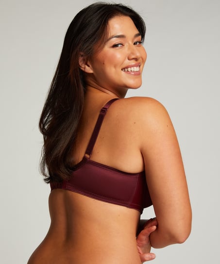 Nina Non-Padded Underwired Minimizer Bra, Purple