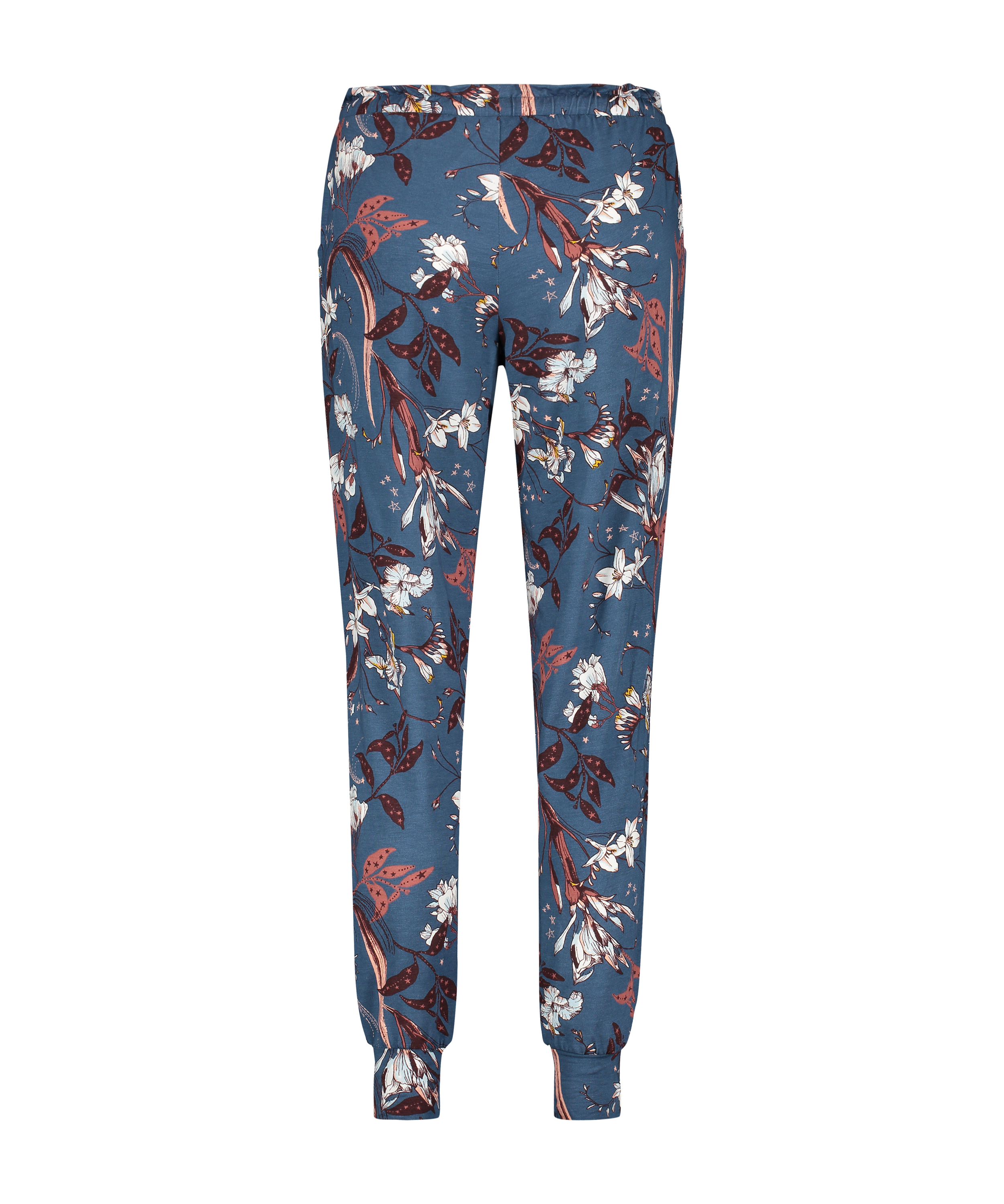 Jersey Pyjama Bottoms, Blue, main