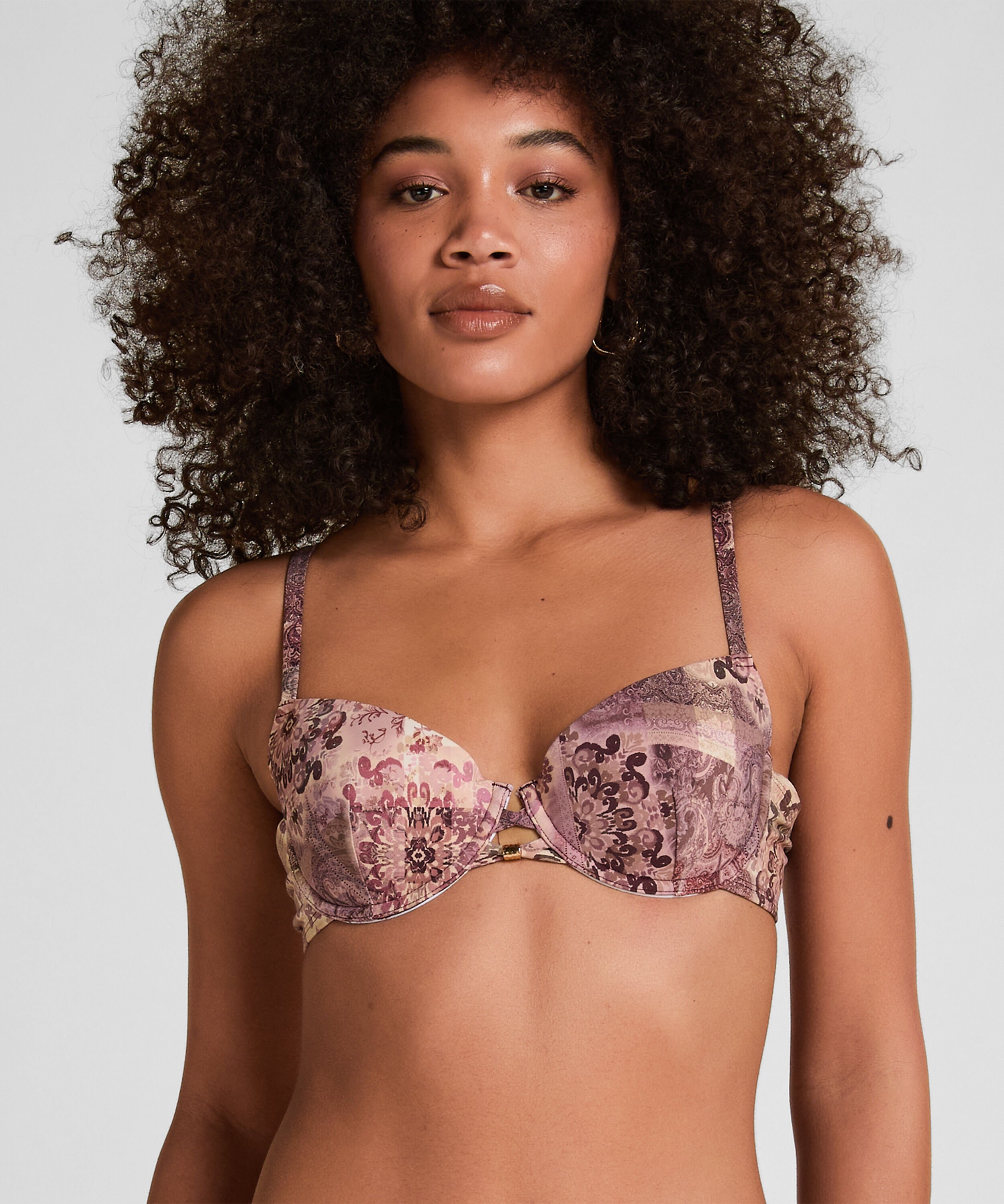 Padded Underwired Bikini Top Ibiza, Purple