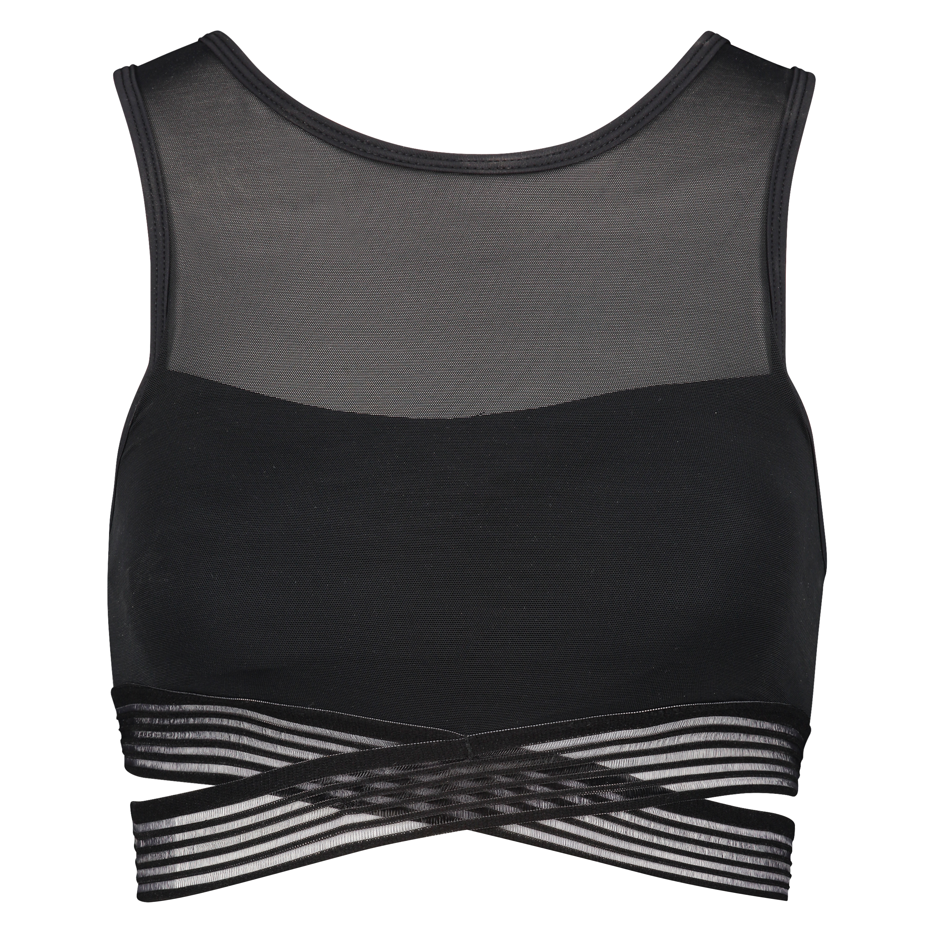 HKMX Sports bra level 1, Black, main