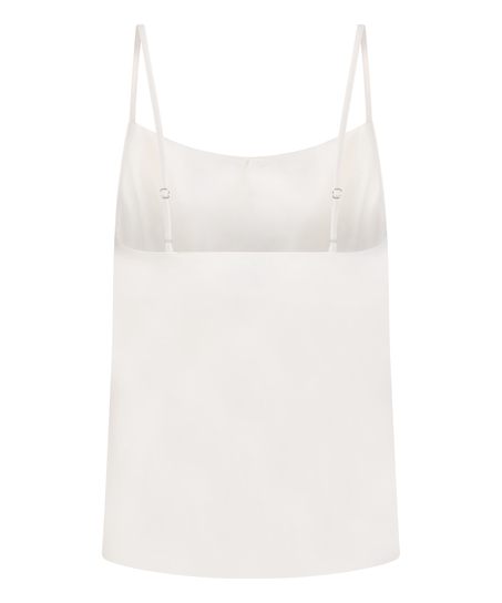 Cami Satin Minimal, White