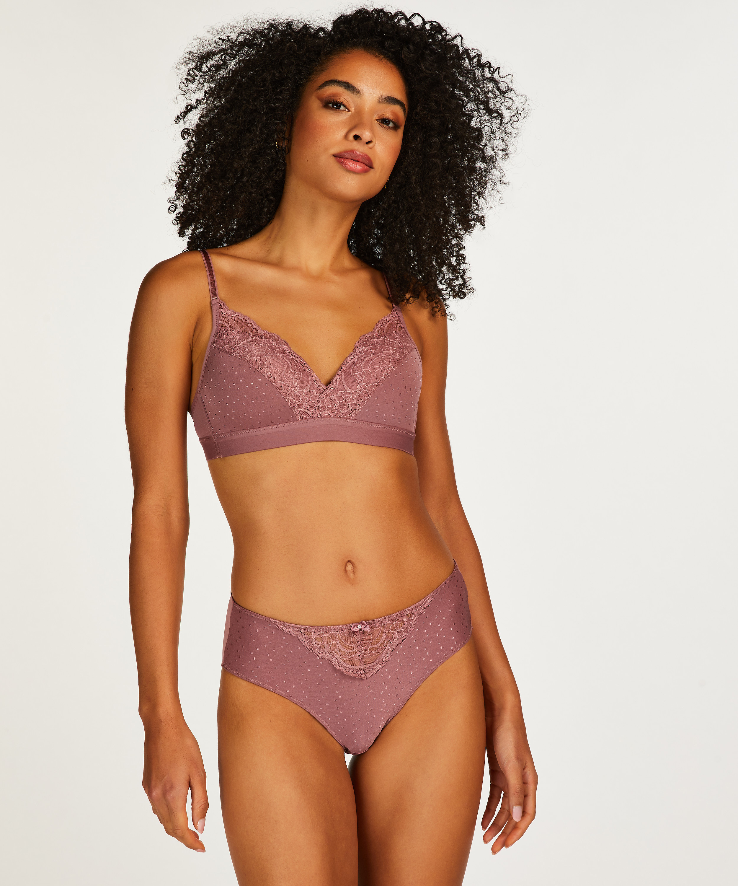 Sophie Padded Non-wired Bra, Purple, main