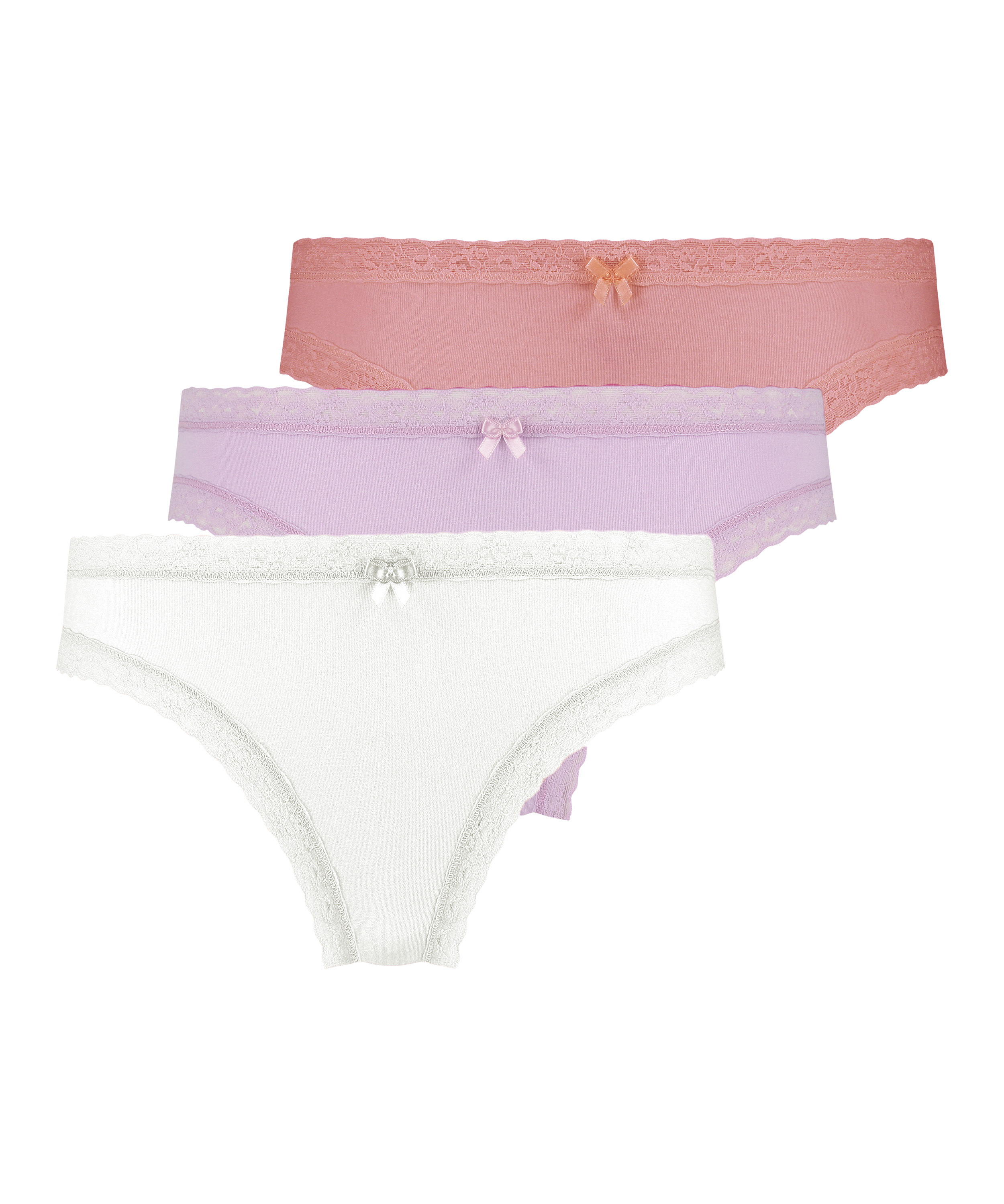 3-Pack Classics Slip, White, main