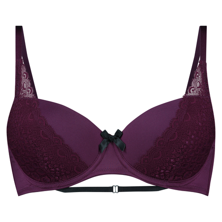 Selene padded underwired bra, Purple