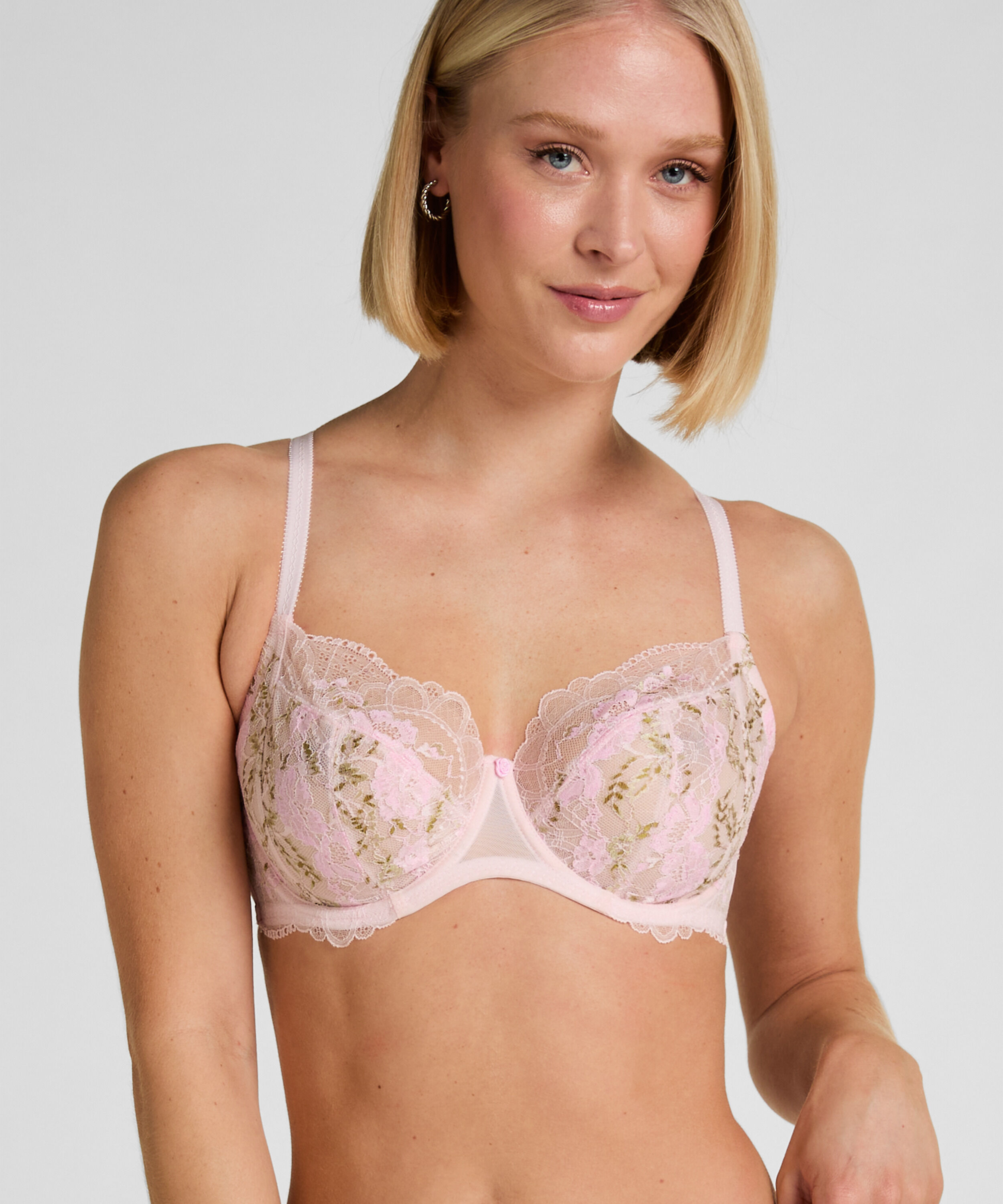 Miri Non-Padded Underwired Bra, Pink Miri Non-Padded Underwired Bra, Pink