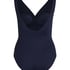 Shaping Shell Mesh Swimsuit, Blue