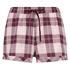 Twill Check shorts, Red
