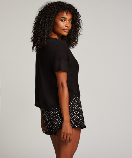 Short Pyjama Set, Black