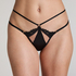 Nisha Open Crotch Brazilian, Black