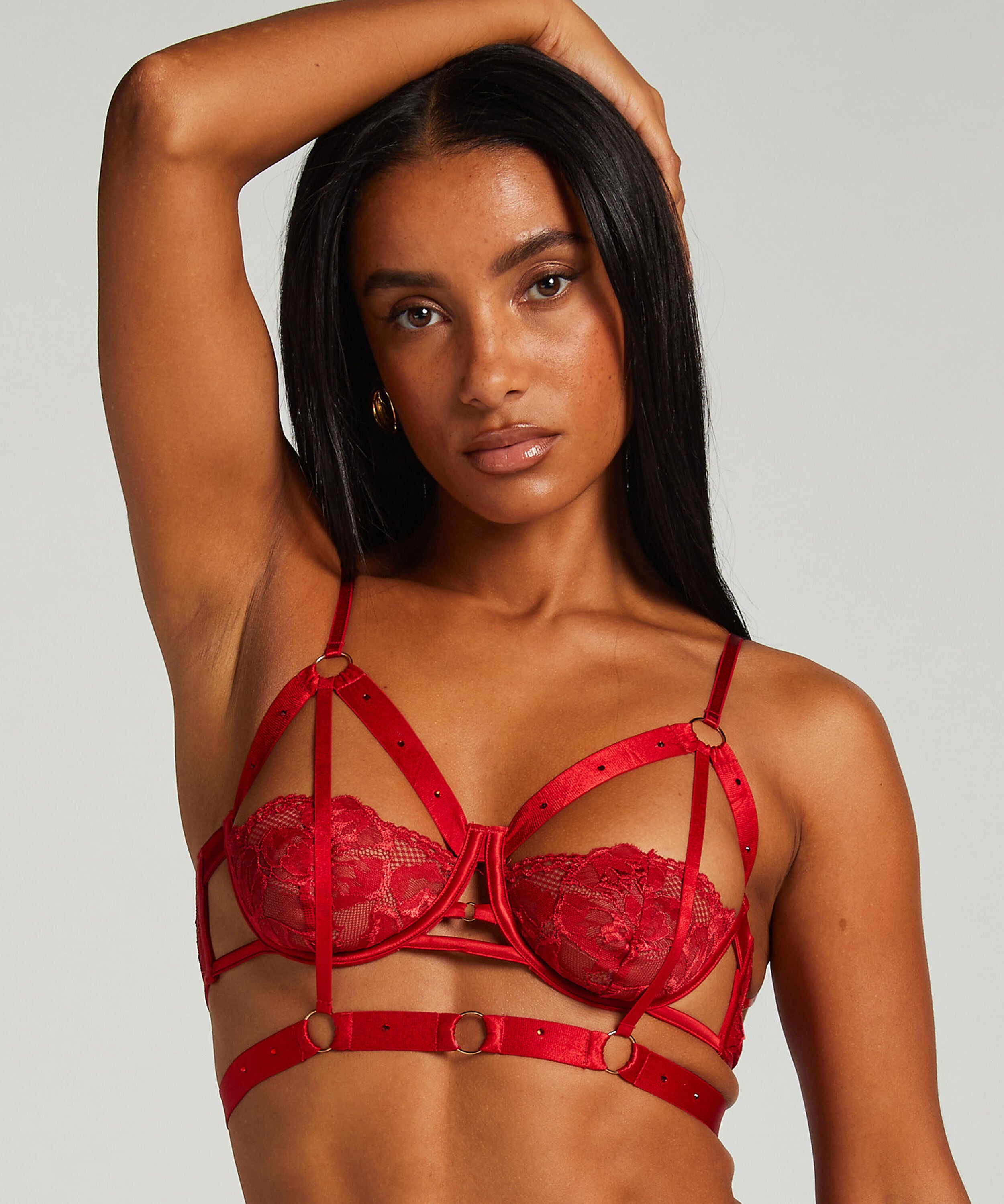 Jacky Non-Padded Underwired Bra, Red