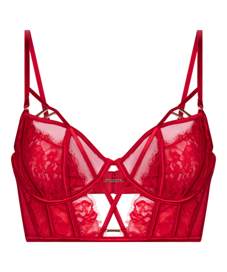 Noeki Non-Padded Underwired Bra, Red