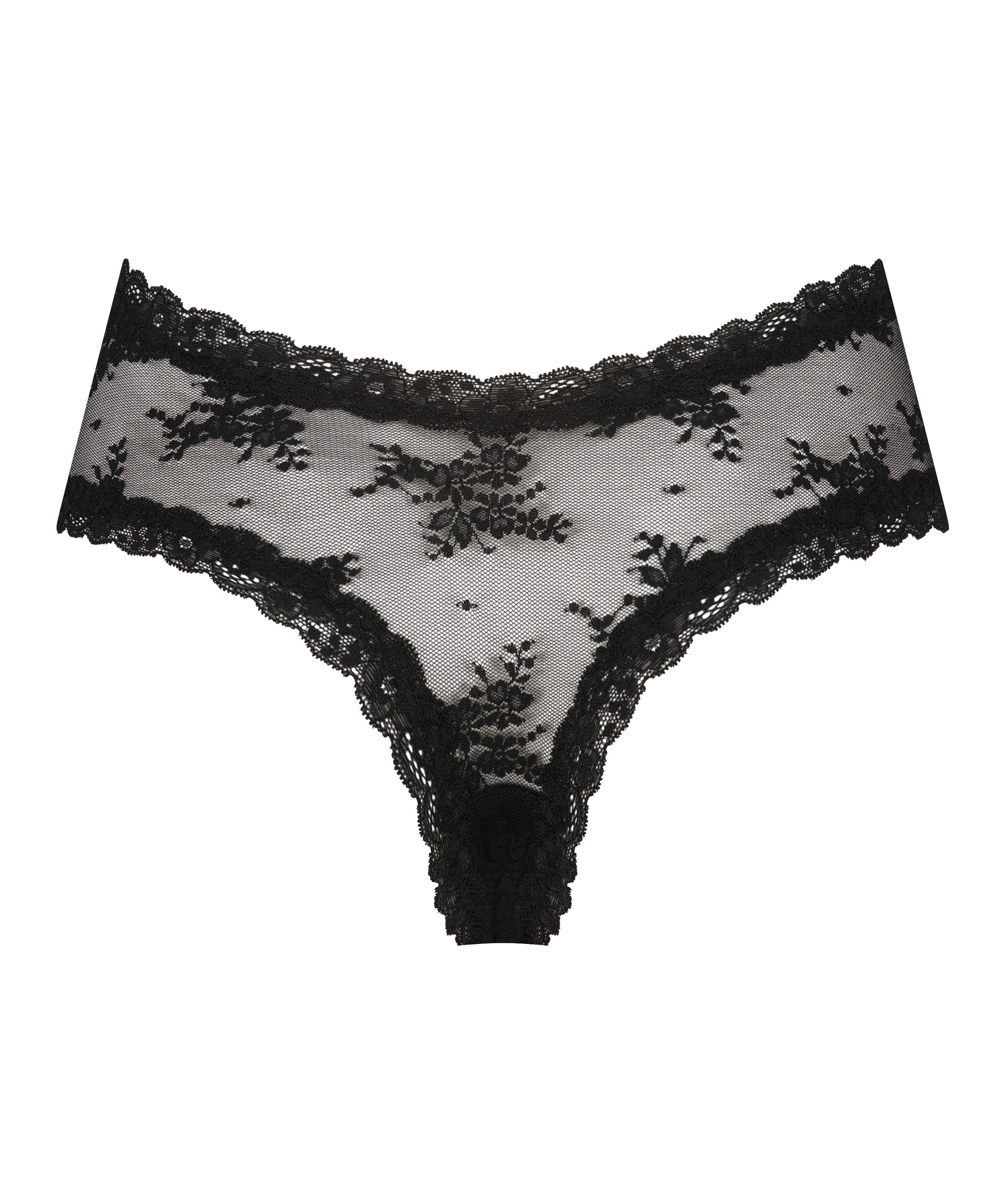 V-shape Mesh Brazilian, Black, main
