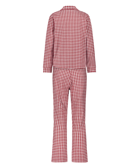 Flannel Pyjama Set, Red