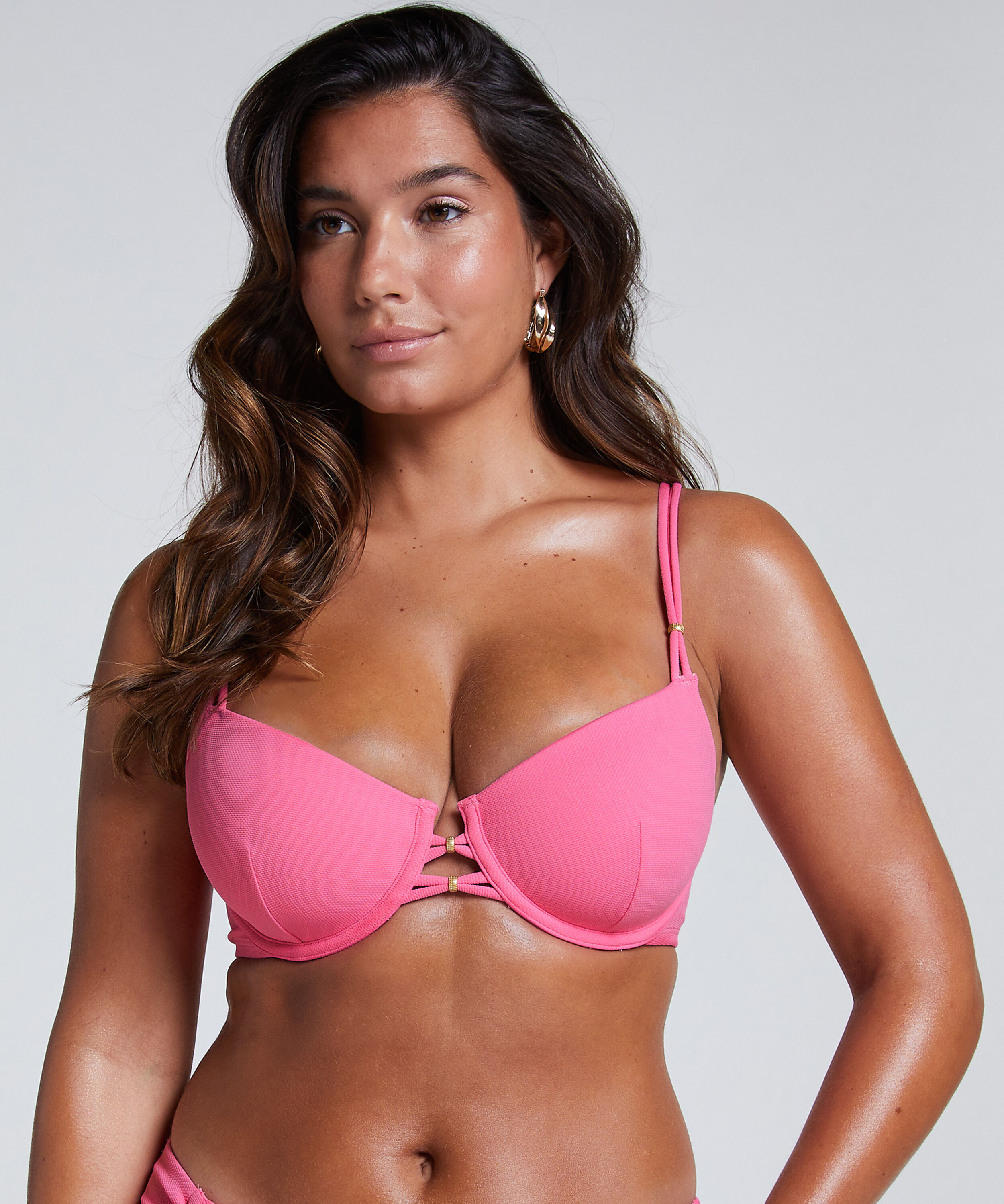 Holbox Bikini Top, Pink Holbox Bikini Top, Pink