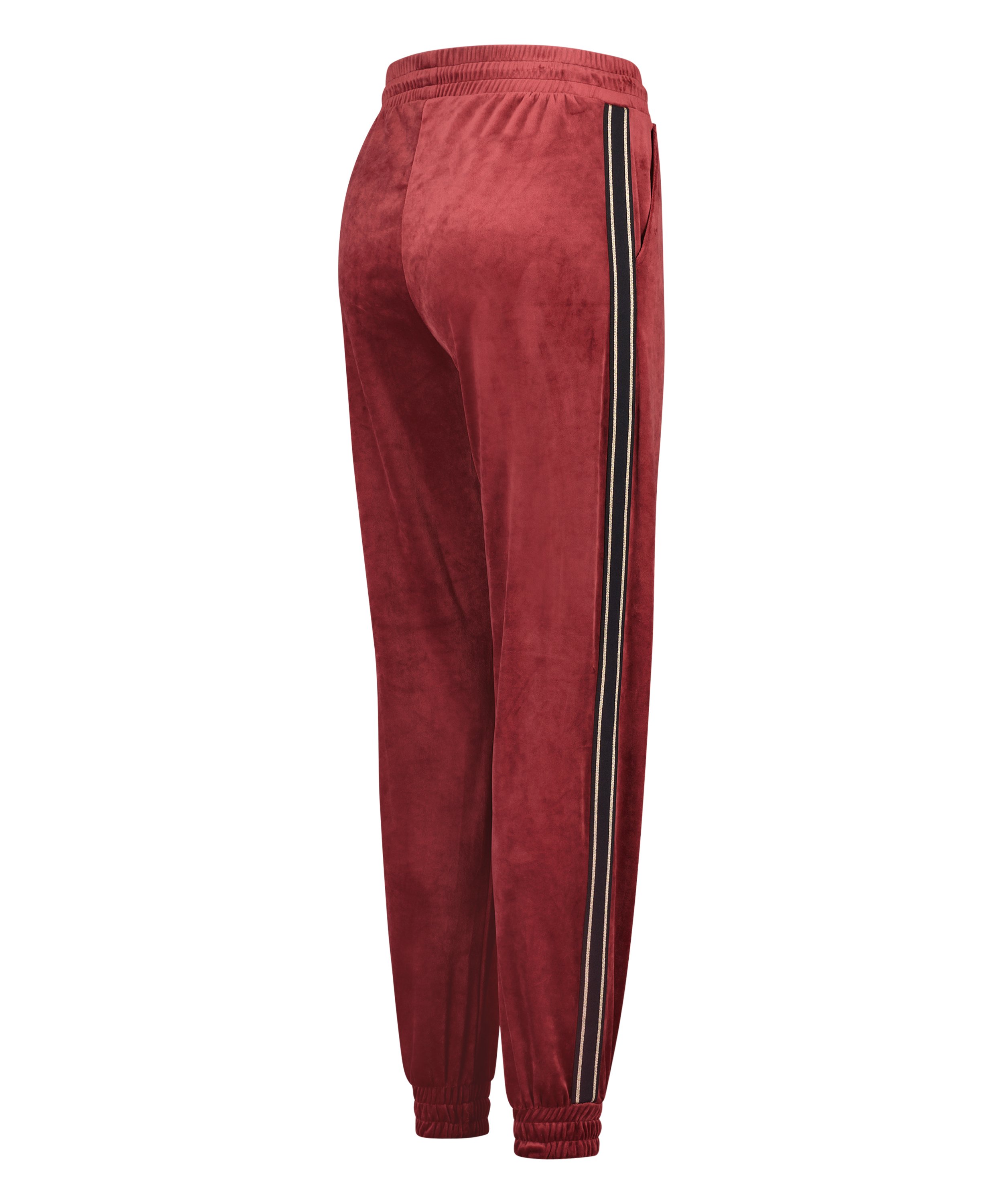 HKMX Sport pants Velours, Red, main