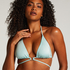 Sydney Triangle Bikini Top, Blue