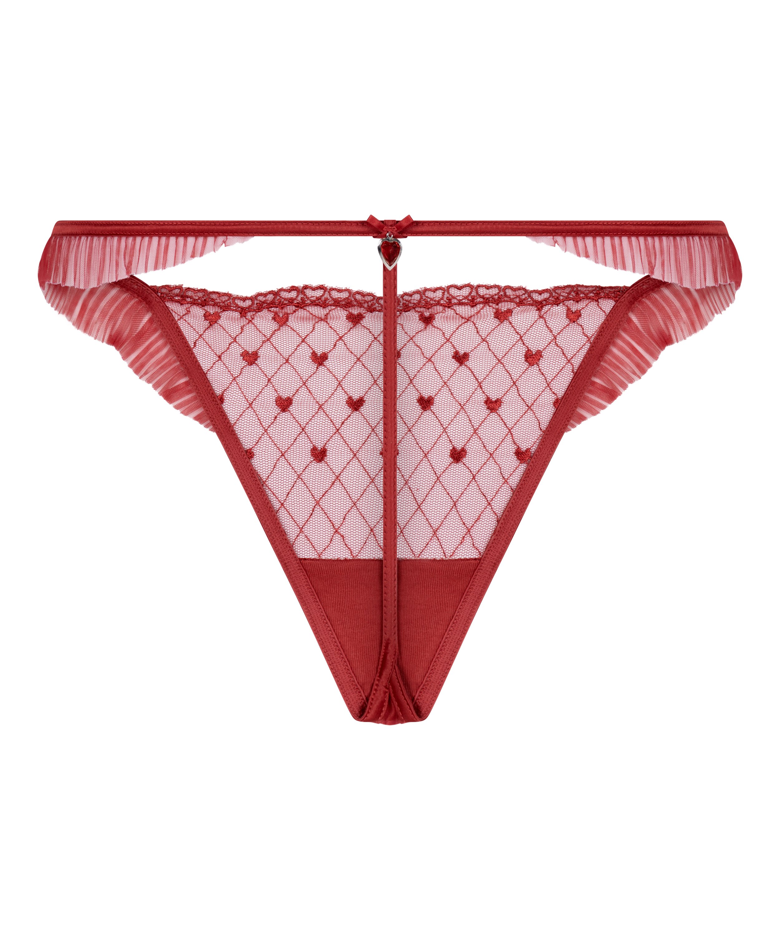 Cordelie Highleg Thong, Red, main