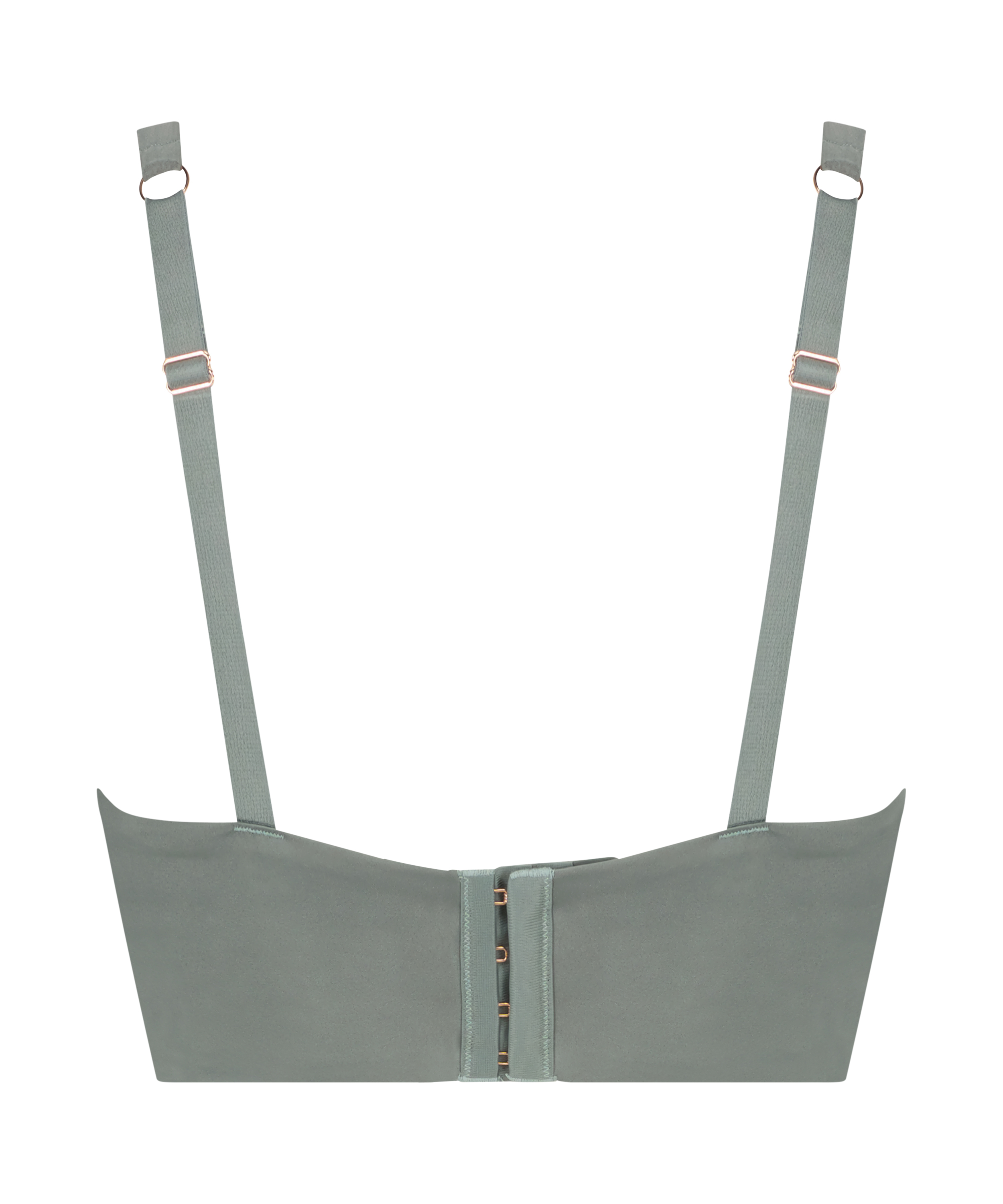 Nicole Padded Underwired Longline Bra, Green, main