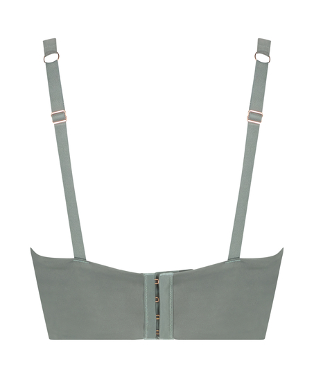 Nicole Padded Underwired Longline Bra, Green