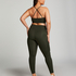 HKMX Crossed High Waisted Leggings, Green