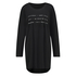 Round Neck Nightshirt, Black