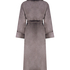 Soft Fleece Bathrobe, Grey