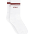 Cotton Crew Socks, White