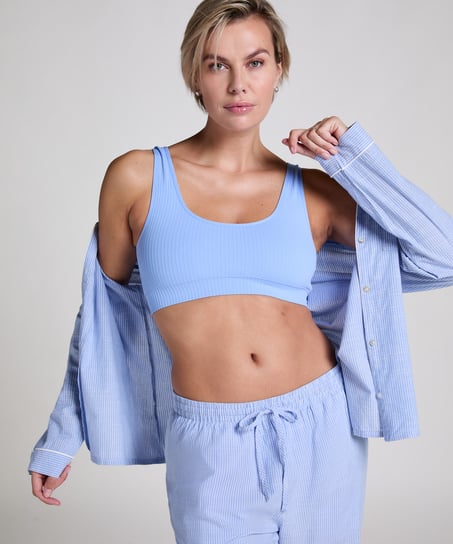 Dianne Scoop Bralette, Blue