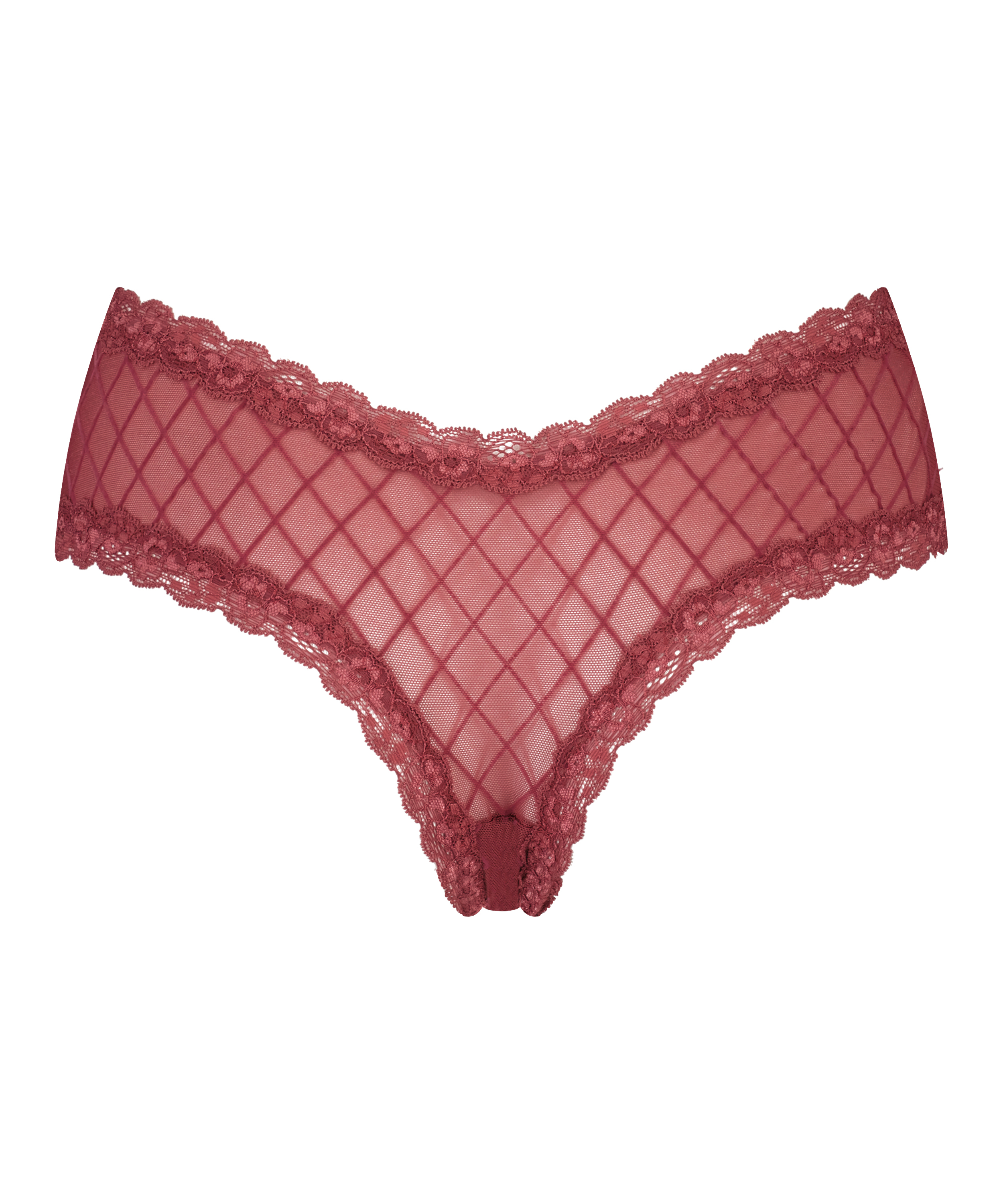 V-shape Mesh Brazilian, Red, main