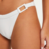 Rib Lana bikini bottoms, White