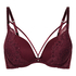 Isadora Padded Underwired Push-Up Bra, Red