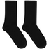 Rib Modal Crew Socks, Black