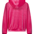 Velour hoodie jacket, Pink